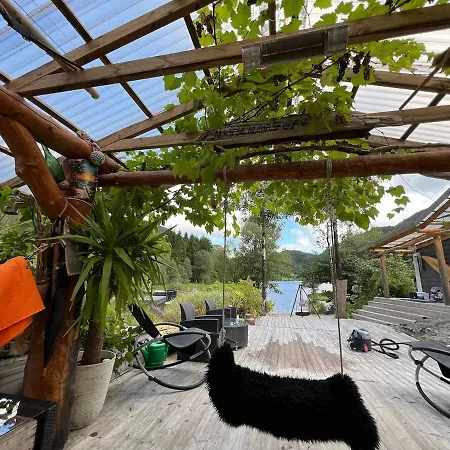 #beautiful Outdoor Area And Cozy Small Cottage# Fotlandsvåg